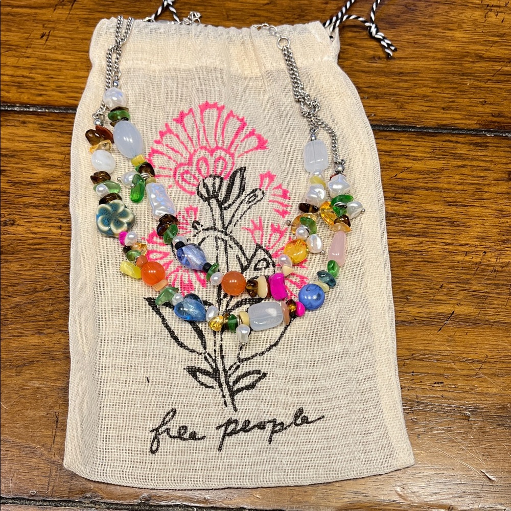Multicolored Beaded Necklace by Free People
